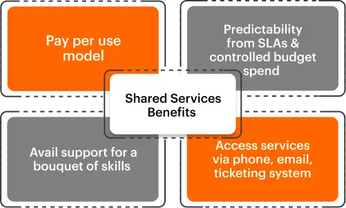 Oracle shared services for operational efficiency